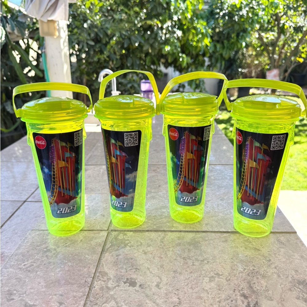COPY - Six Flags Glow-in-the-dark Collectible Souvenir Bottles